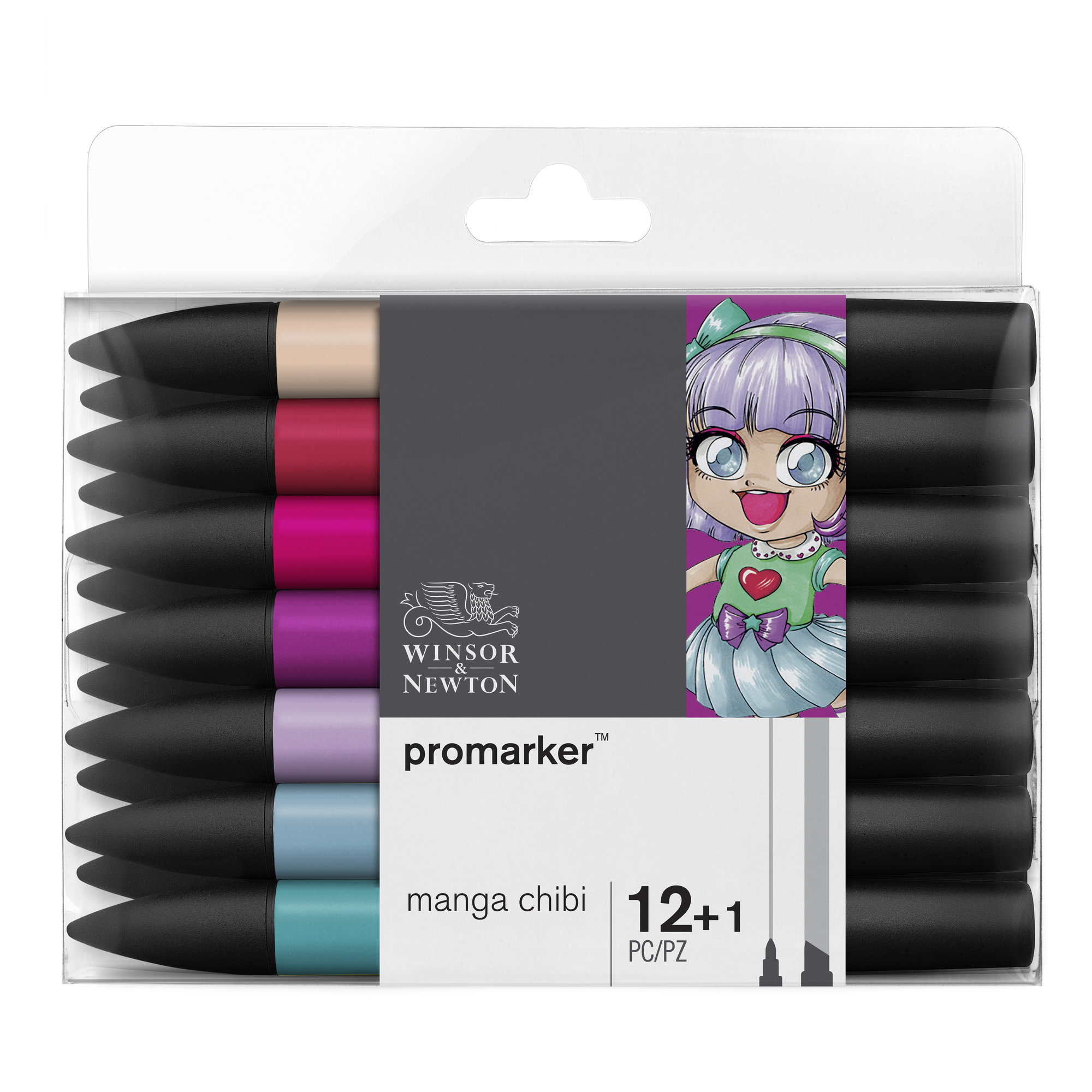ProMarker - Pack de 13 marqueurs double pointe - manga chibi