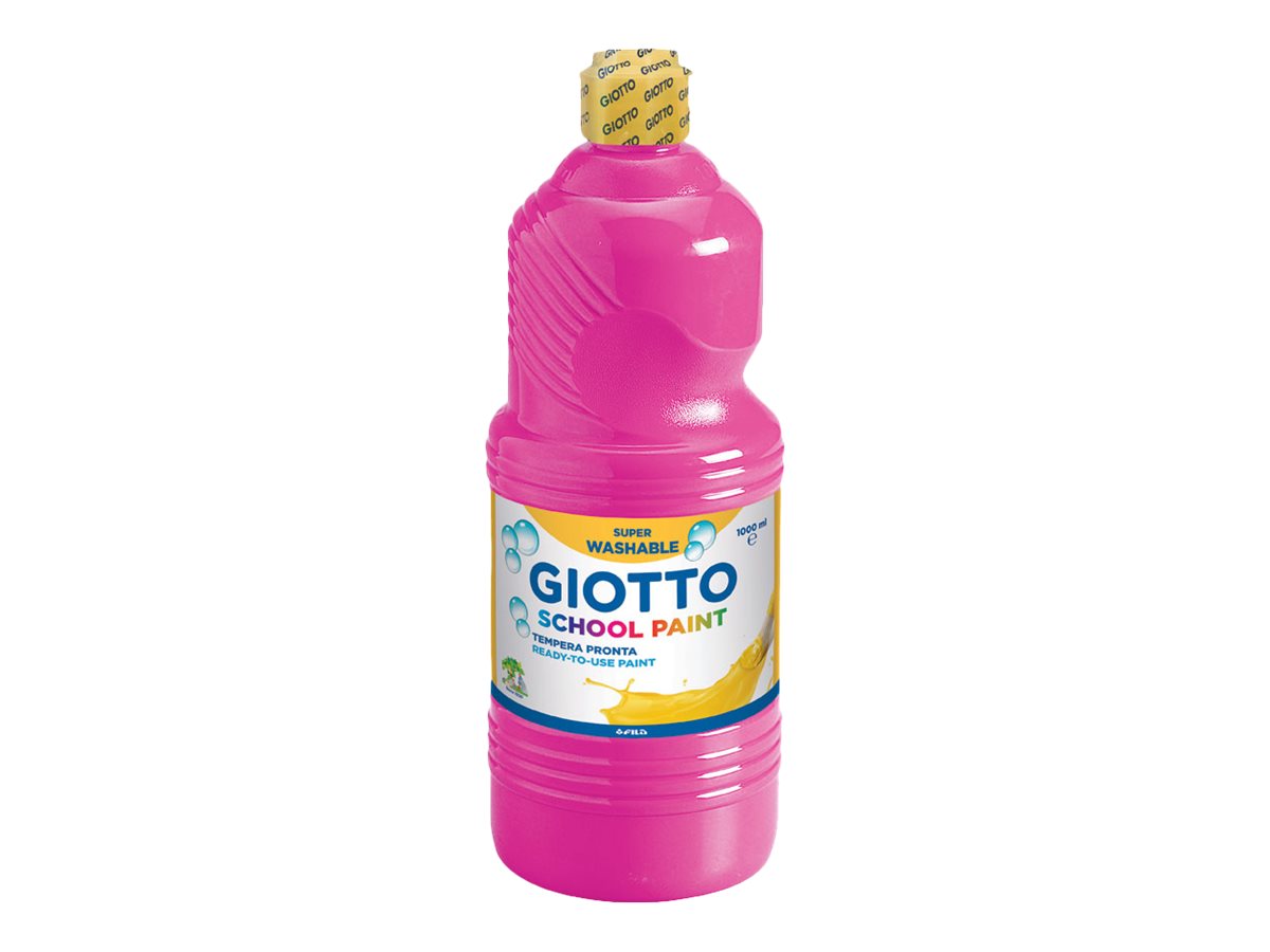 Giotto School - Gouache ultra lavable - cyan - bouteille d'1 L