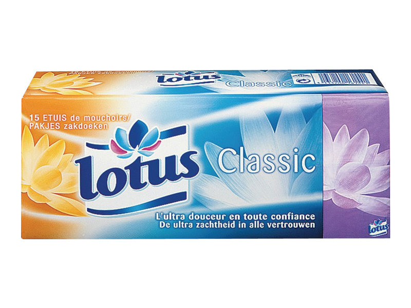 Lotus Classic - 15 étuis de mouchoirs