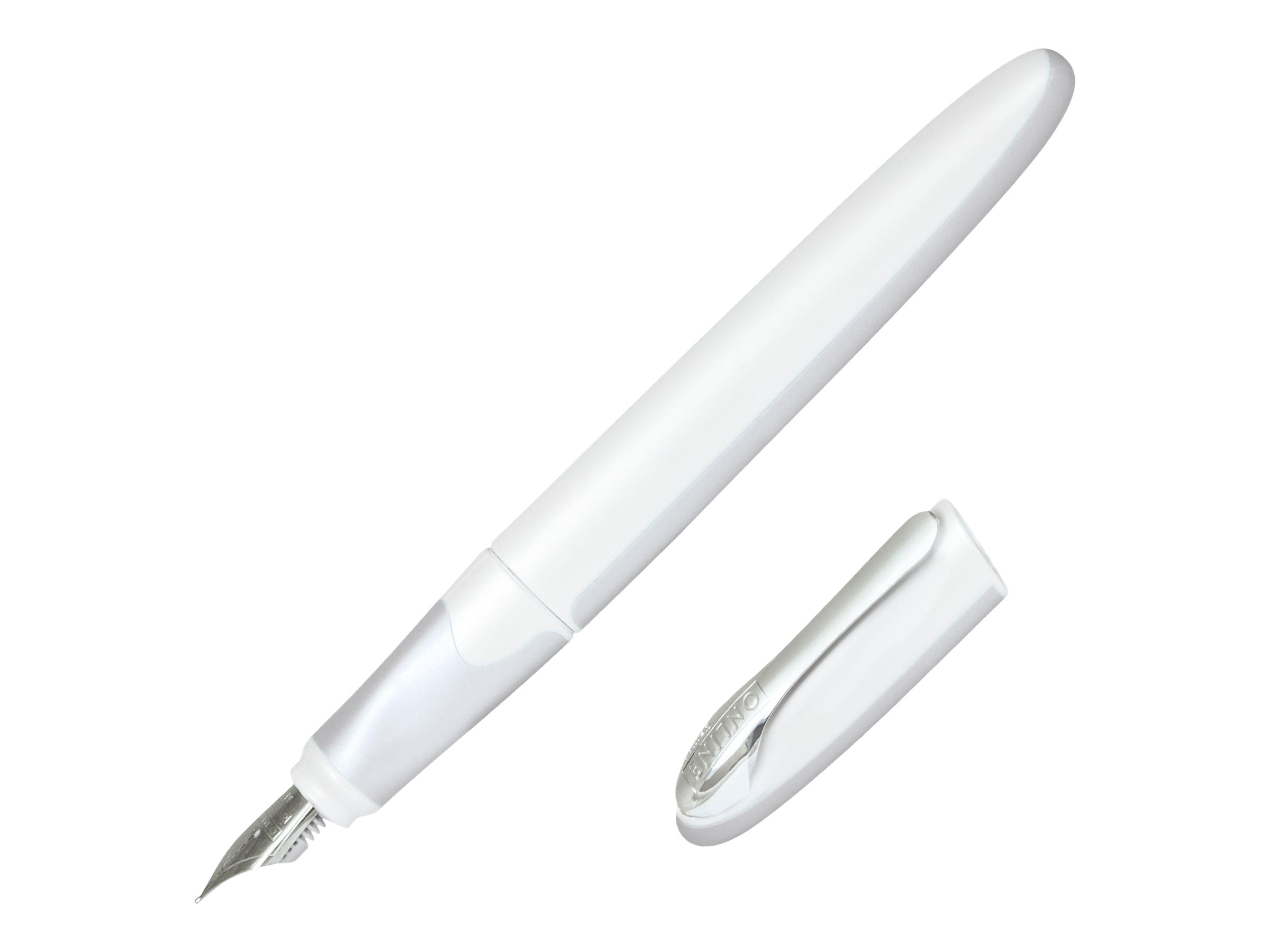 Online Air - Stylo plume - argent pastel - pointe moyenne Pas Cher