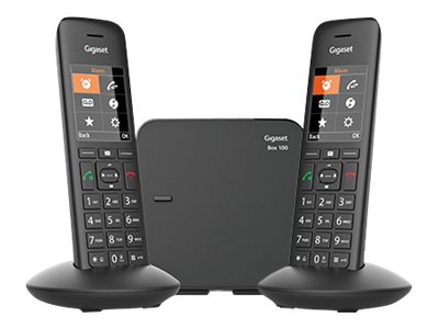 Gigaset C570 Duo - téléphone sans fil + combiné supplémentaire - noir