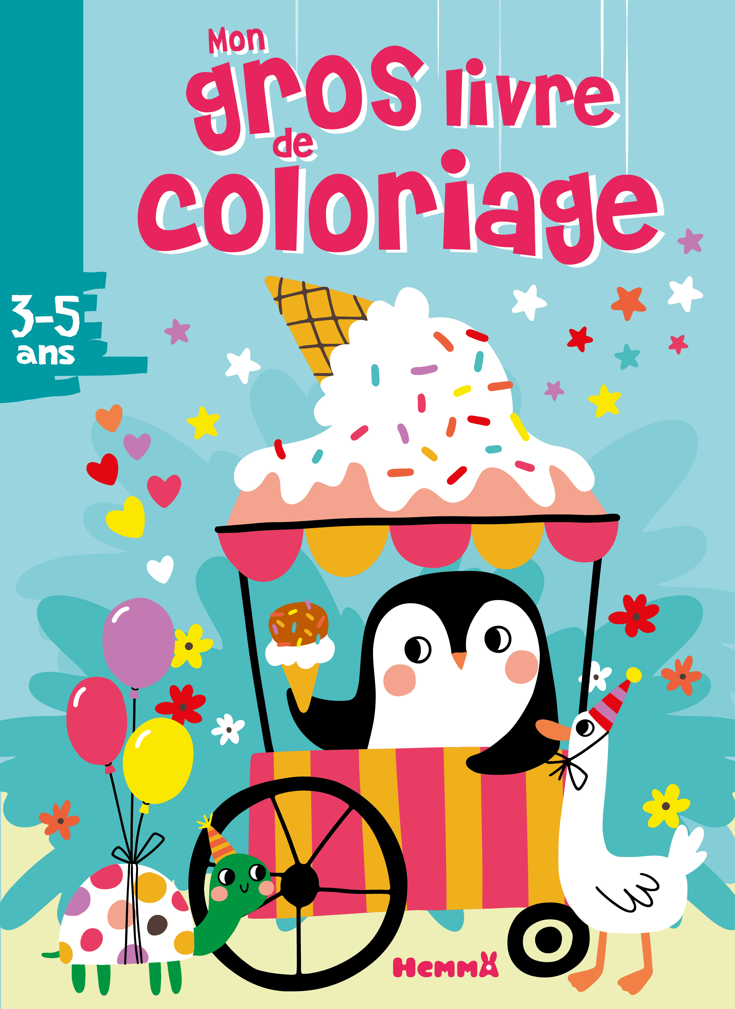 Mon gros livre de coloriage (3-5 ans) - Tigre avec lunettes Pas Cher | Bureau Vallée