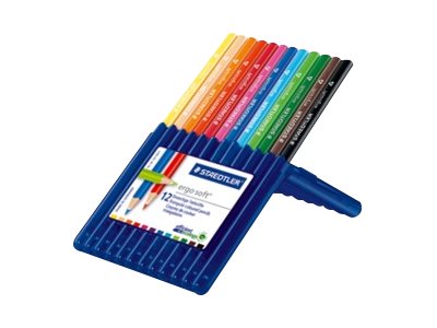 Staedtler Ergosoft - 12 Crayons de couleur