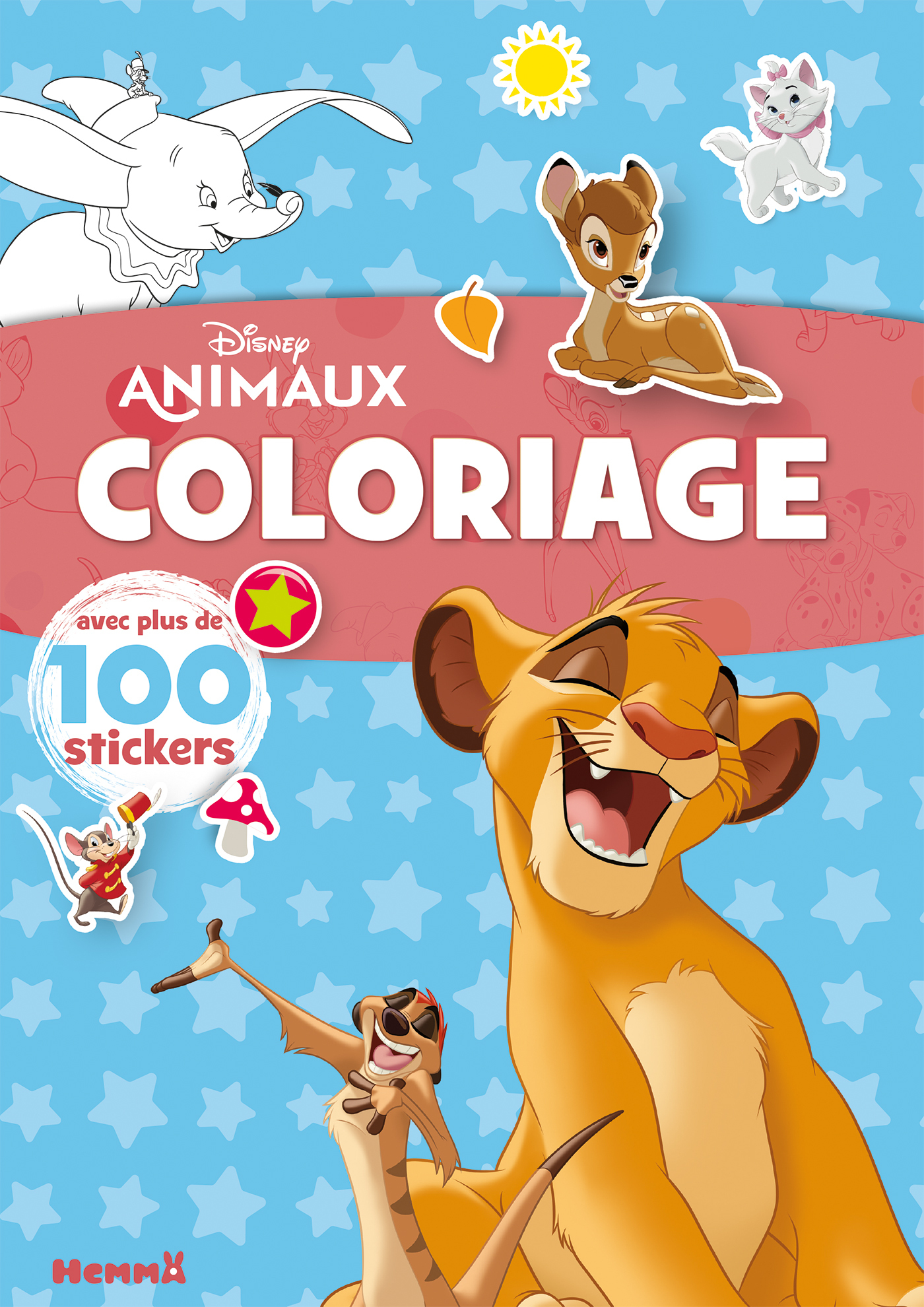 Cahier de dessin Le Roi Lion livre de coloriage A4 + Stickers