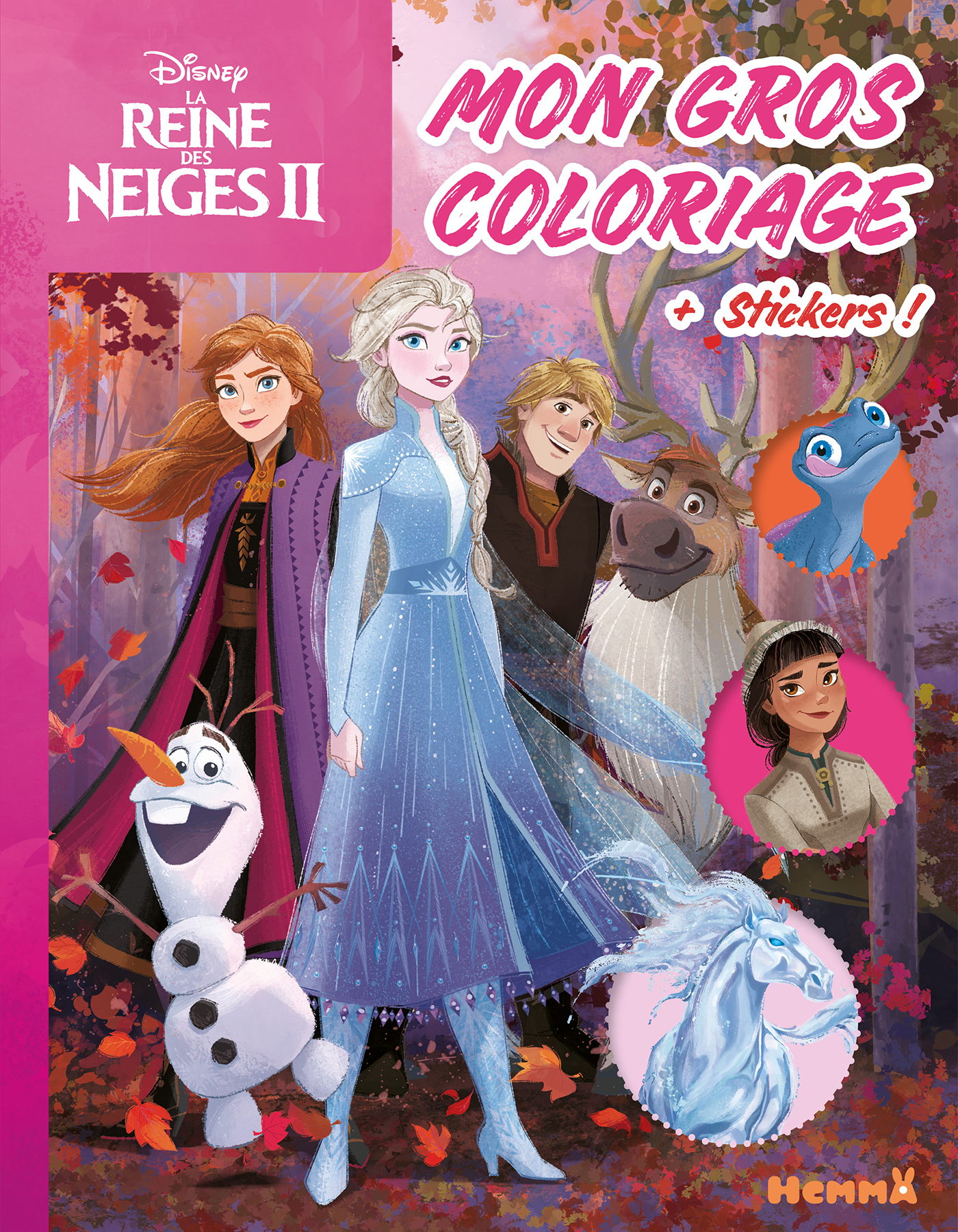 La Reine des Neiges - une fête givrée : 80 gommettes - Disney - Disney  Hachette - Papeterie / Coloriage - Librairie Passages LYON