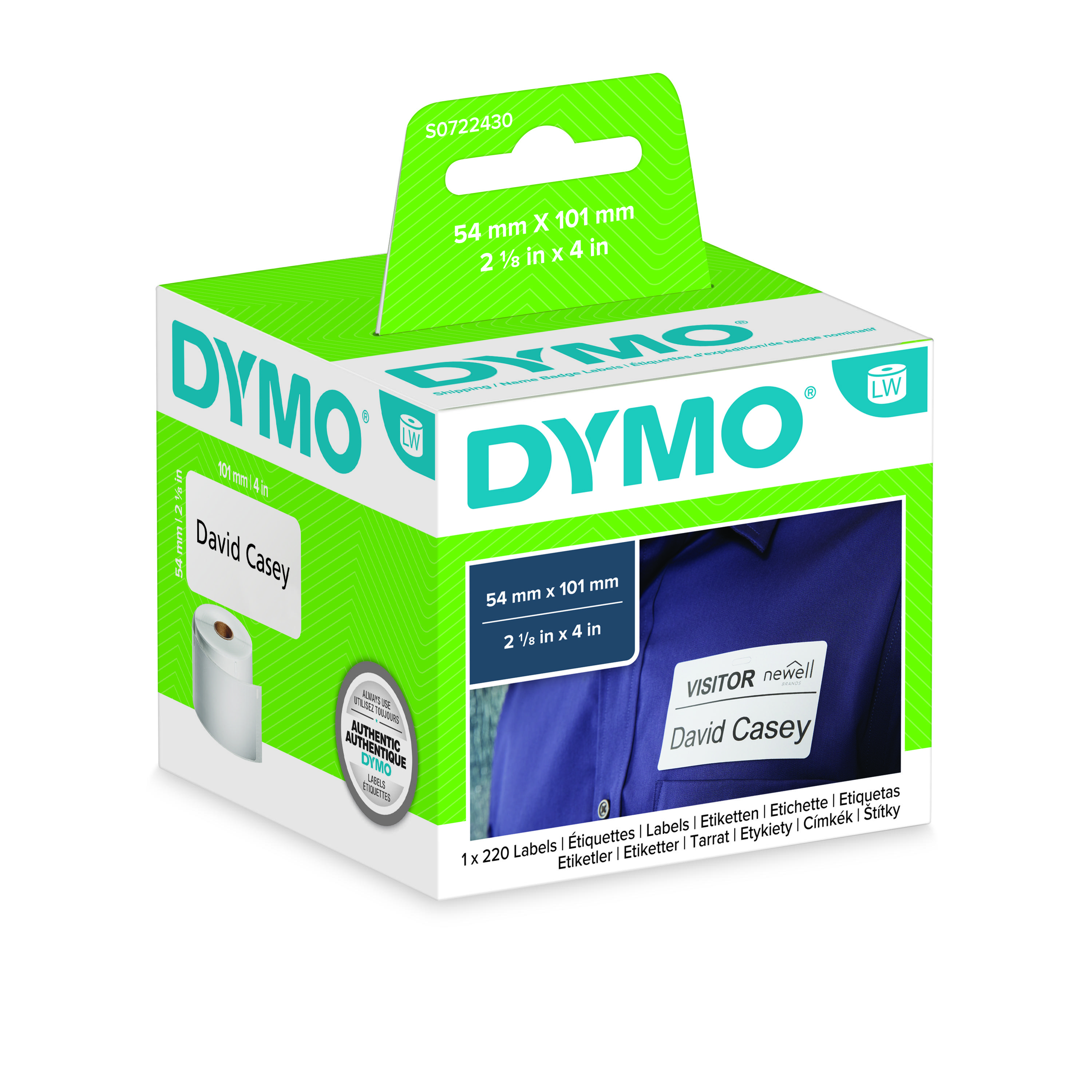Dymo LabelWriter Shipping - Ruban d'étiquettes auto-adhésives - 1