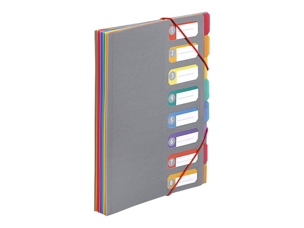 Viquel Rainbow Touch - Trieur extensible 8 positions - A4 Pas Cher