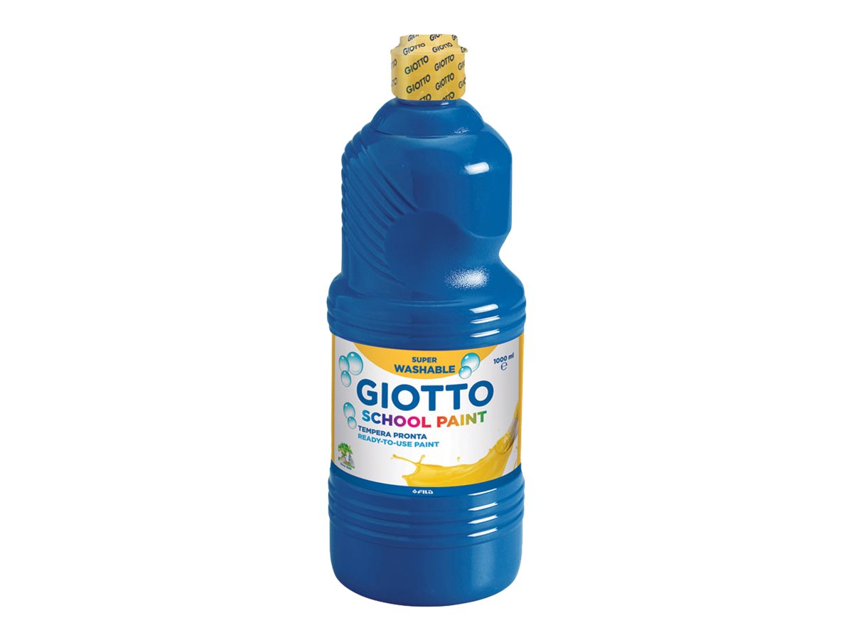 Giotto School - Gouache ultra lavable - vert clair - bouteille d'1 L
