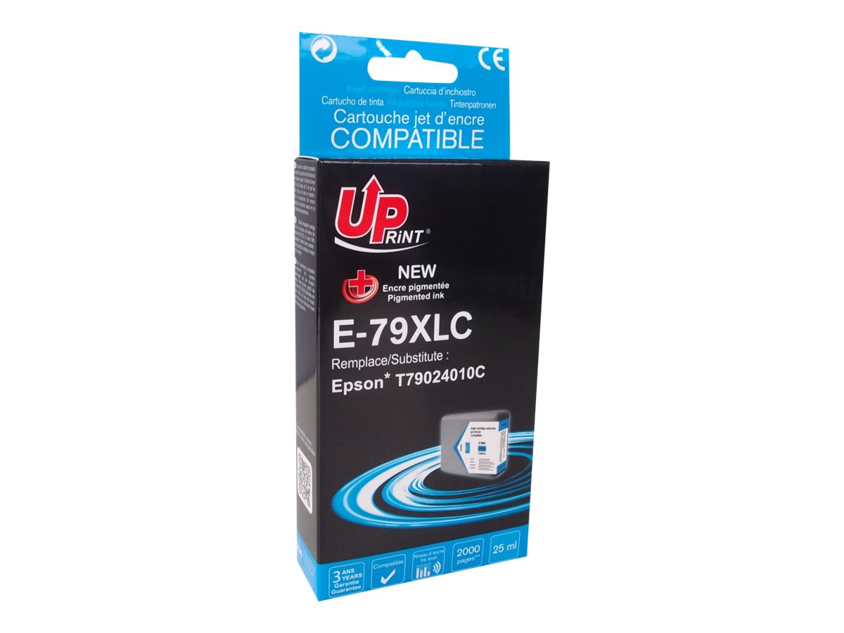 Cartouche compatible Epson 79XL Tour de Pise - cyan - UPrint E.79XLC  