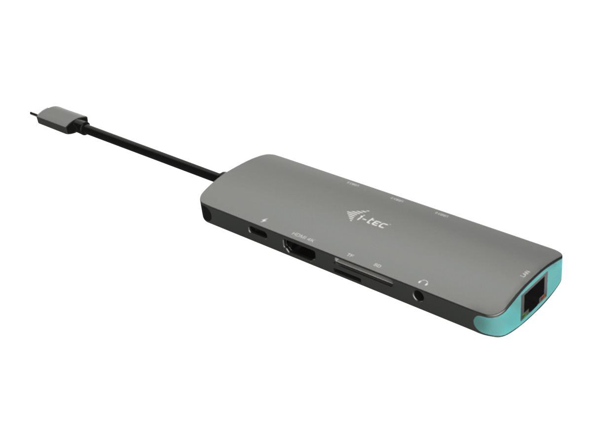 i-Tec - Adaptateur vidéo externe - USB-C 3.1 - 2 x HDMI - noir Pas Cher
