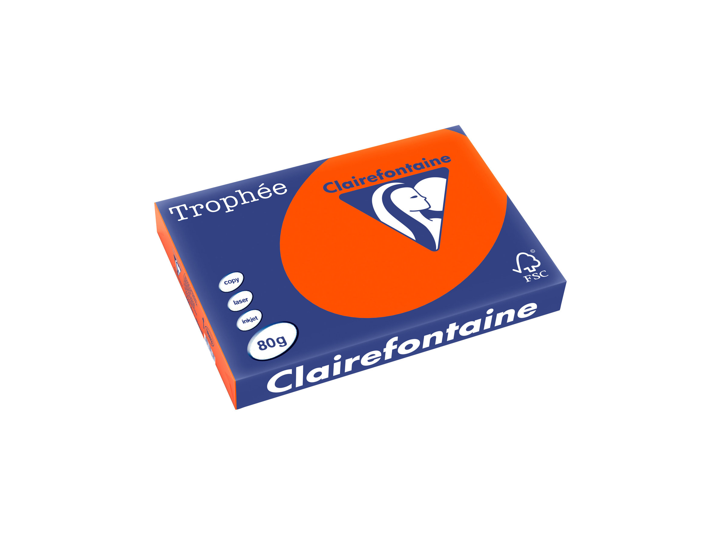 Ramette de papier Trophée de 500 feuilles A3 - Rouge Cardinal  CLAIREFONTAINE (Papeterie)