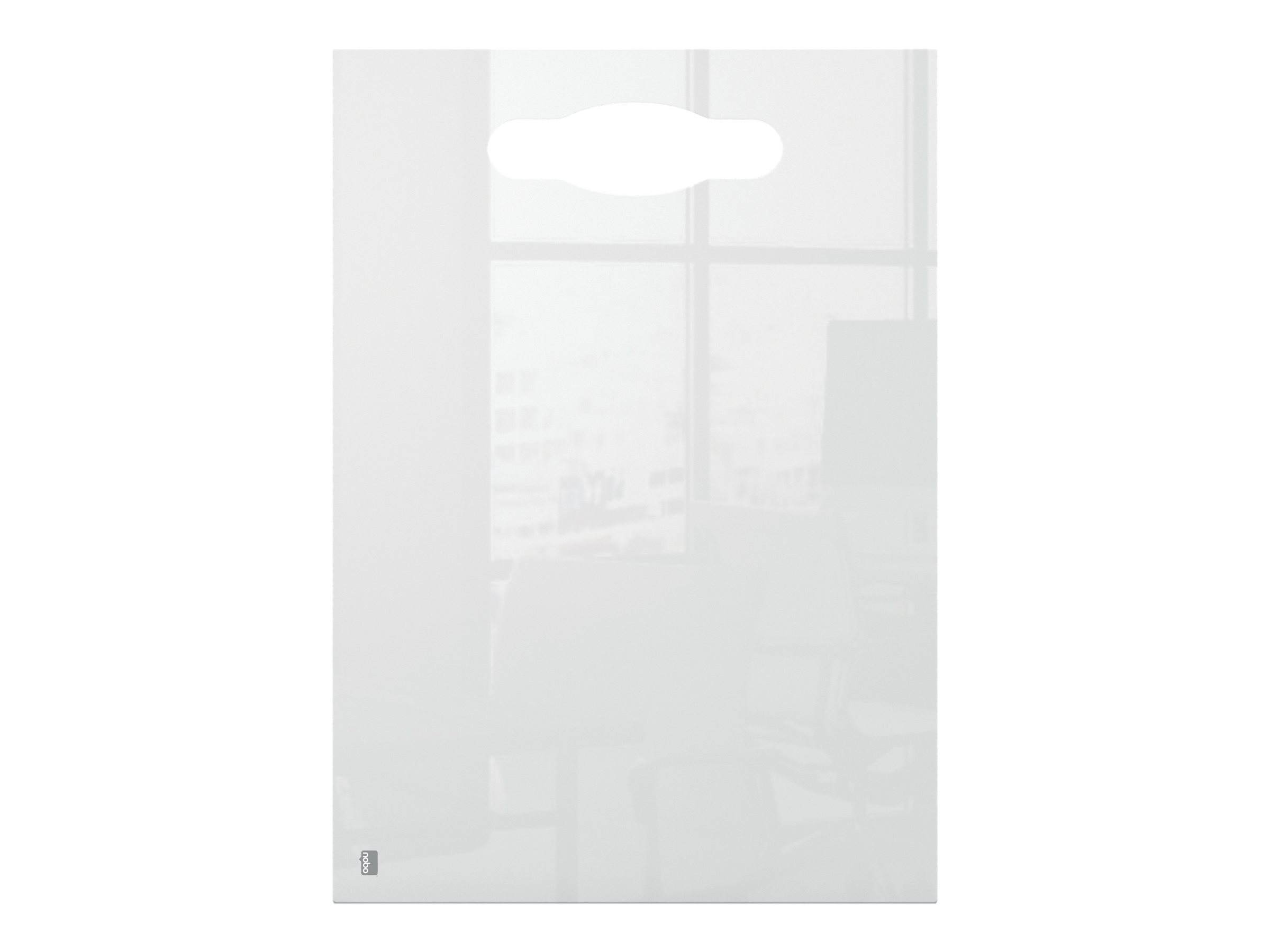 Mini tableau blanc portable bloc-notes de bureau A4 Nobo en acrylique  transparent