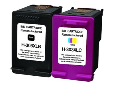 Pack de 2 cartouches compatibles HP 303XL