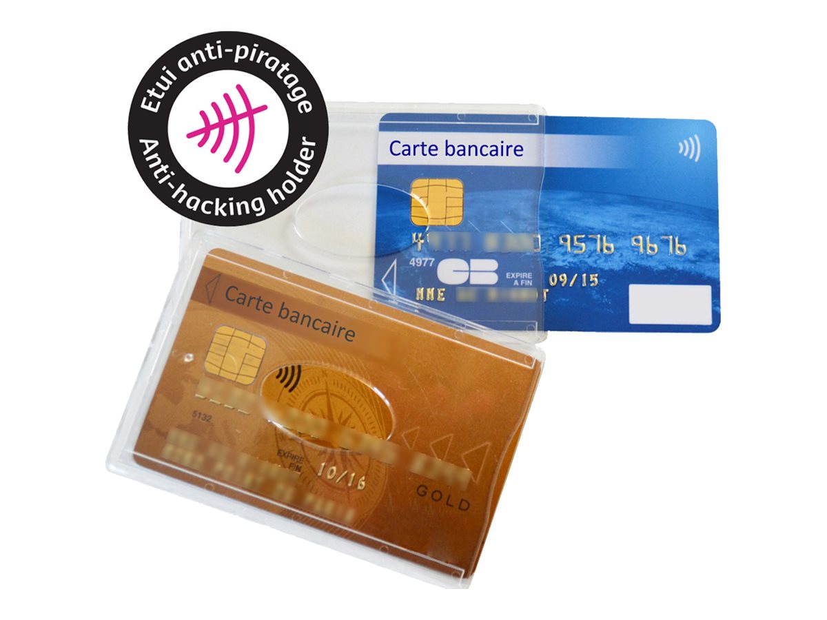 Color Pop - Étui rigide pour carte de crédit - anti-RFID - PVC
