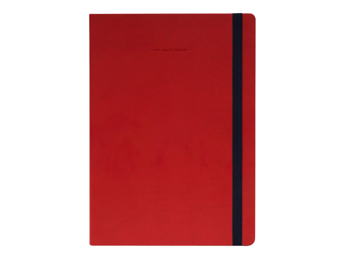 Carnet De Notes Paper&you® Black Edition – A5+ Ligné – 156 Pages – Bande Élastique – Couverture Flexo – Papier FSC 100g/m²