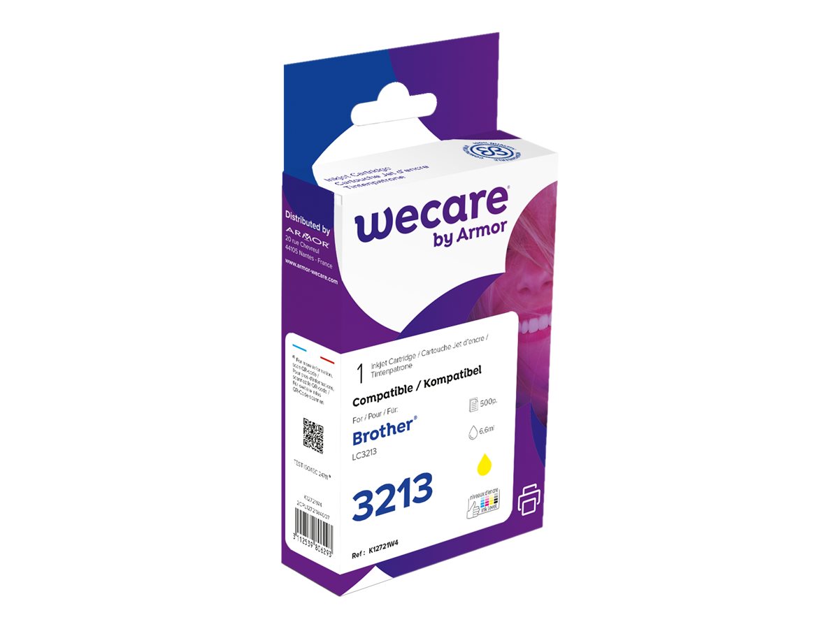 Cartouche compatible Brother LC3213 - jaune - Wecare K12721W4 
