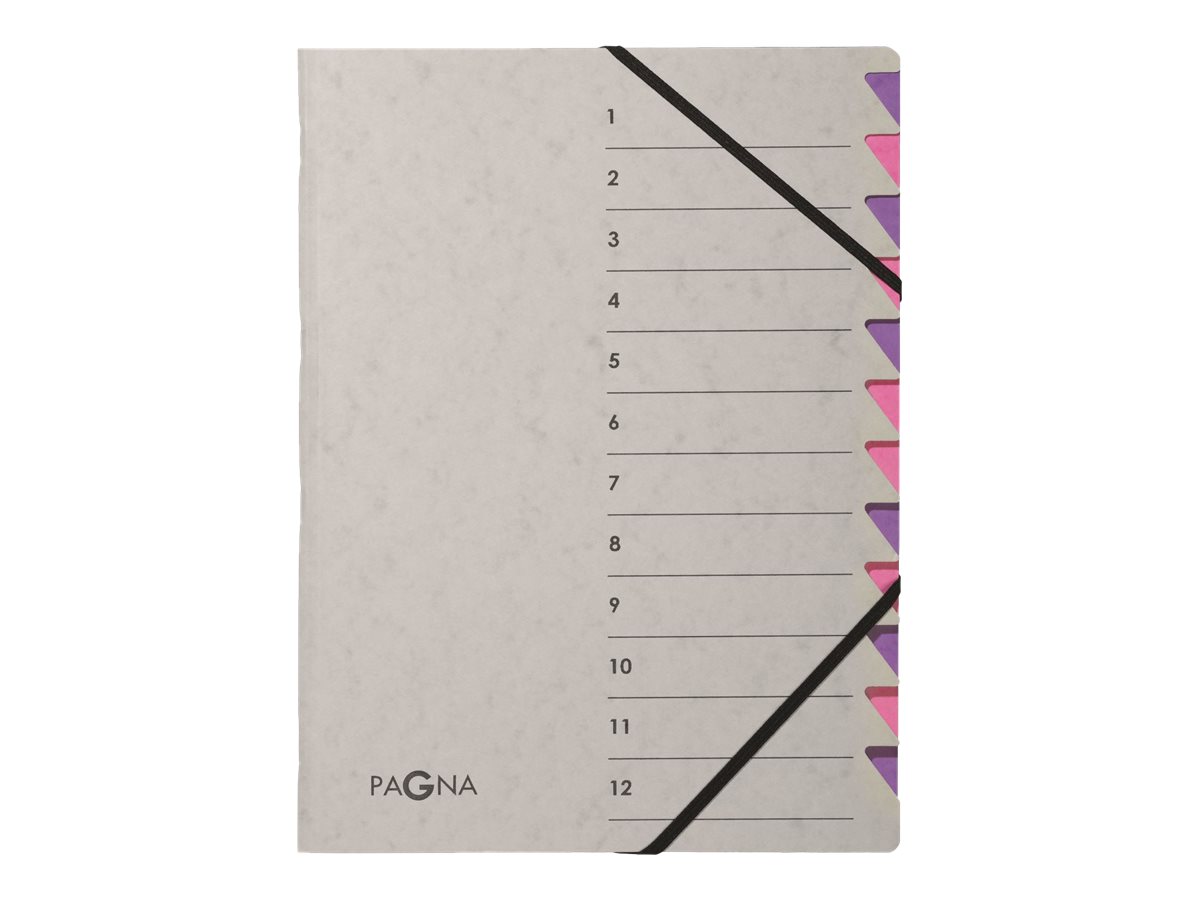 Page De Garde Trieur 12 Pagna - Trieur 12 positions - violet Pas Cher | Bureau Vallée