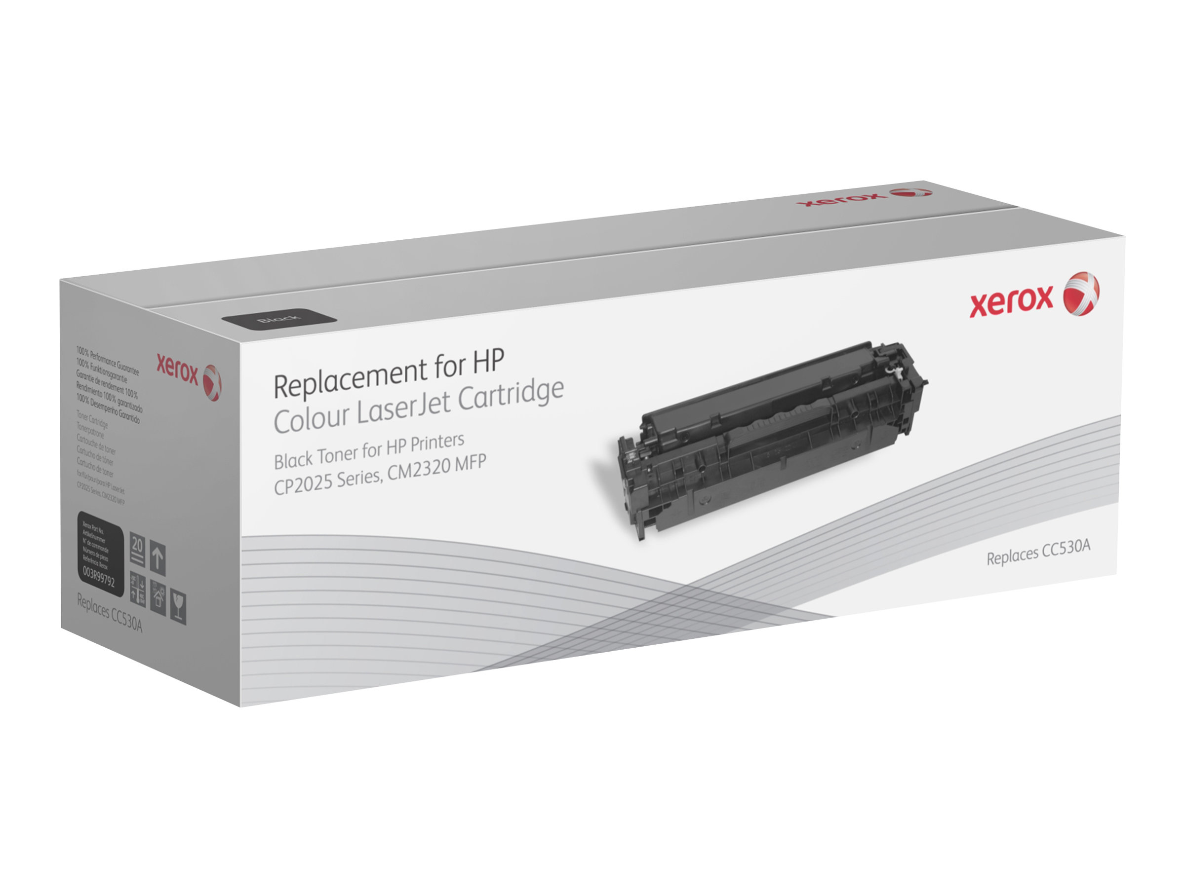 Xerox HP Colour LaserJet CM2320 MFP series - noir - cartouche de toner (alternative pour : HP CC530A)