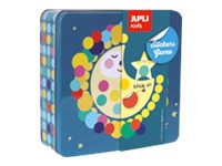 Apli Kids - Boîte métallique jeu de gommettes - Lune