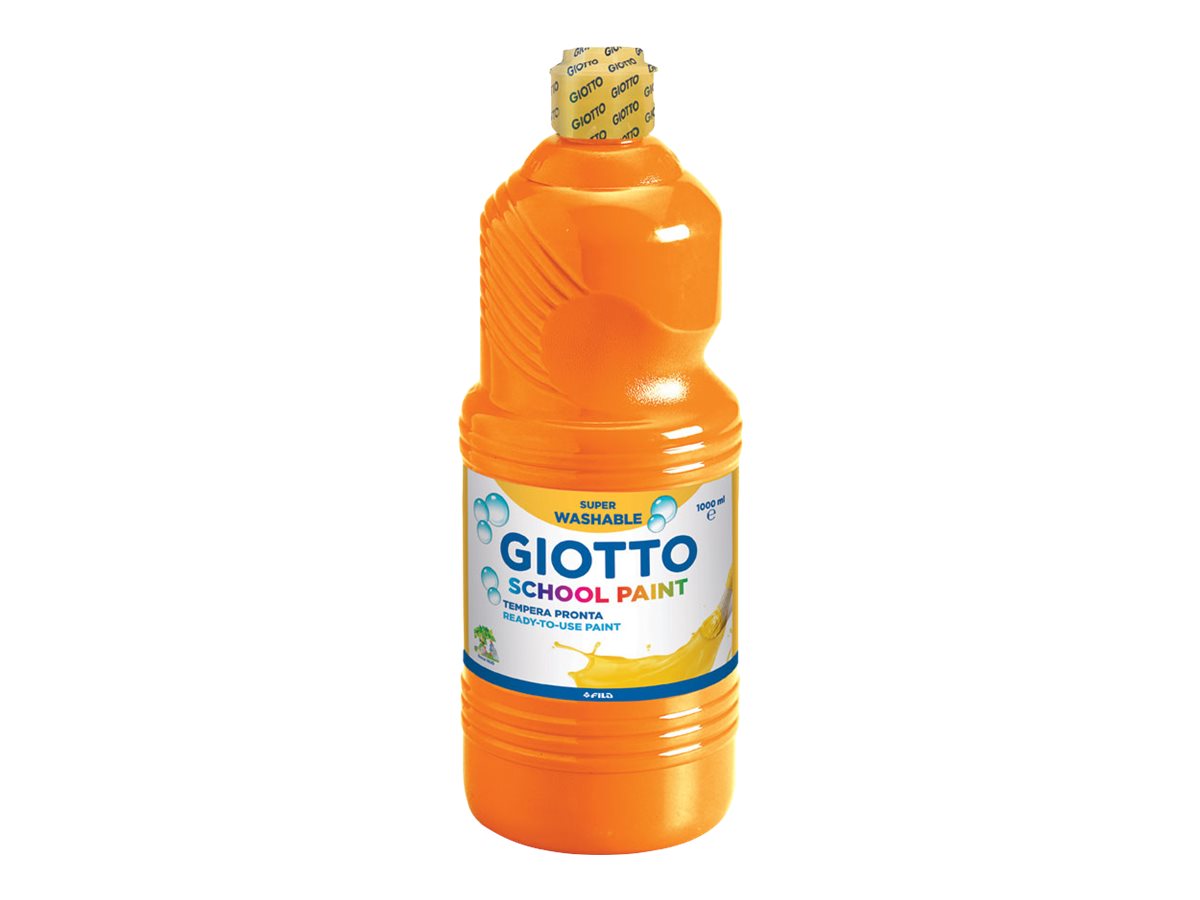 Giotto School - Gouache ultra lavable - rouge ecarlate - bouteille d'1 L