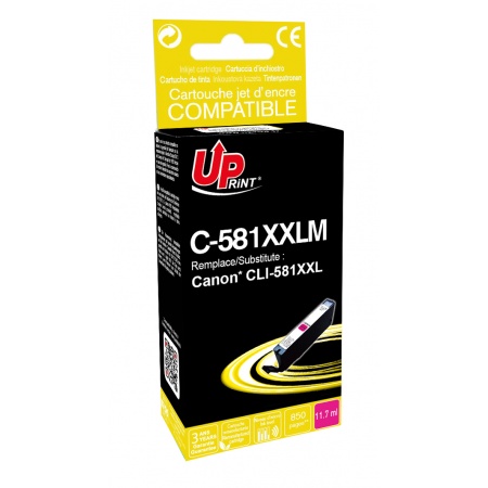 Cartouche compatible Canon CLI-581XXL - magenta - UPrint C.581XXLM  