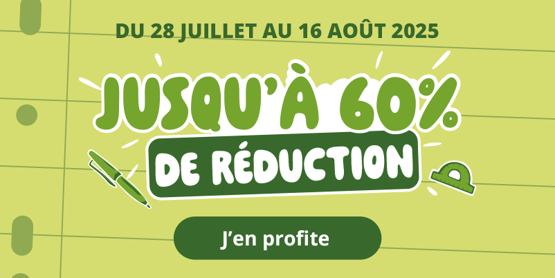 Jusqu'à 60% de réduction