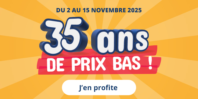 35 ans de prix bas