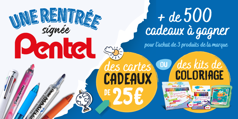 Une rentrée signée Pentel