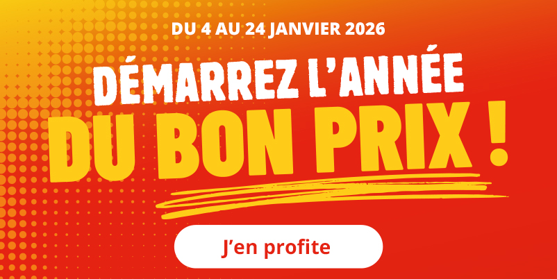 Démarrez l'année du bon prix