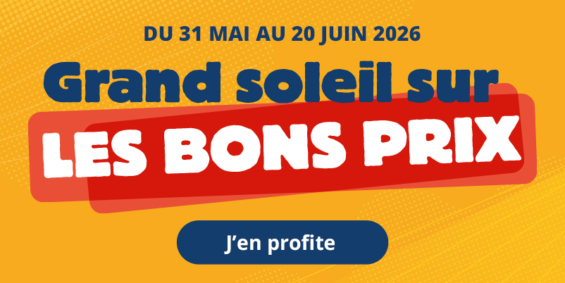 Grand soleil sur les bons prix