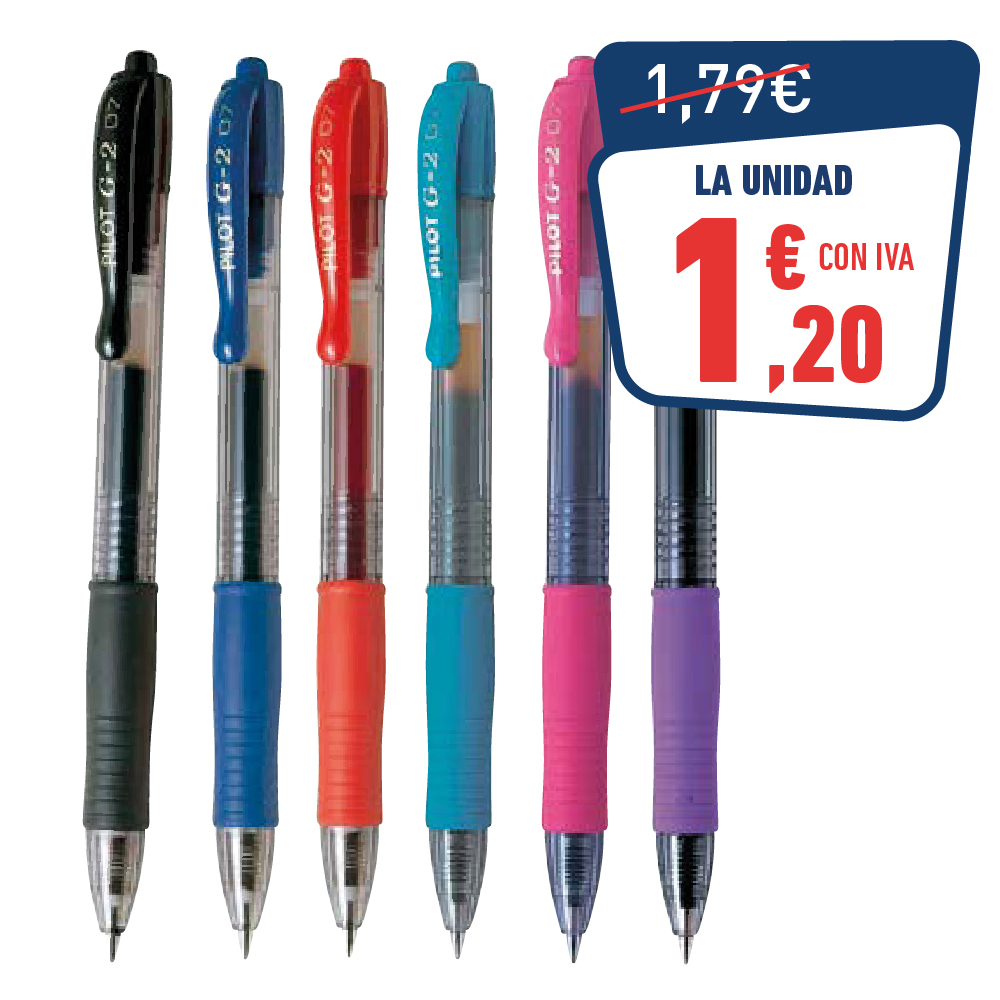 Bolígrafo Pilot G2