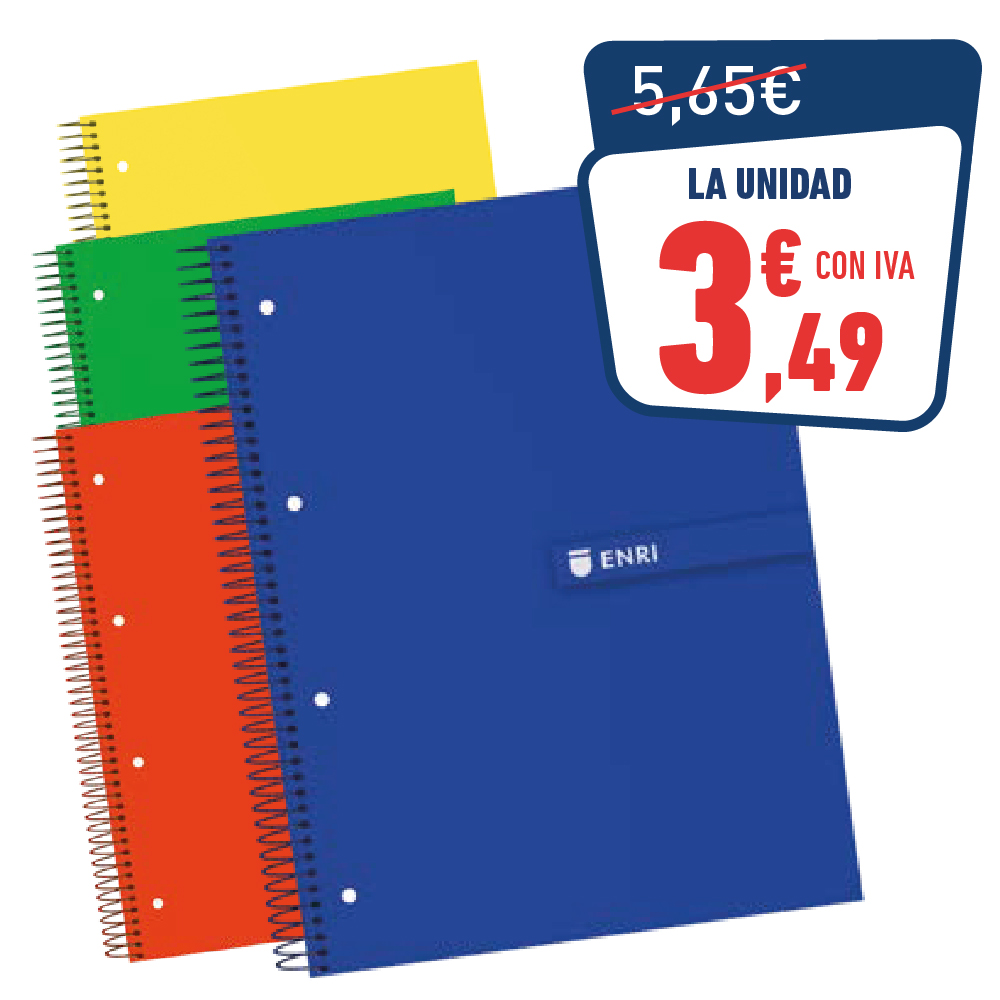 Enri Ebook 5 colores 60gr