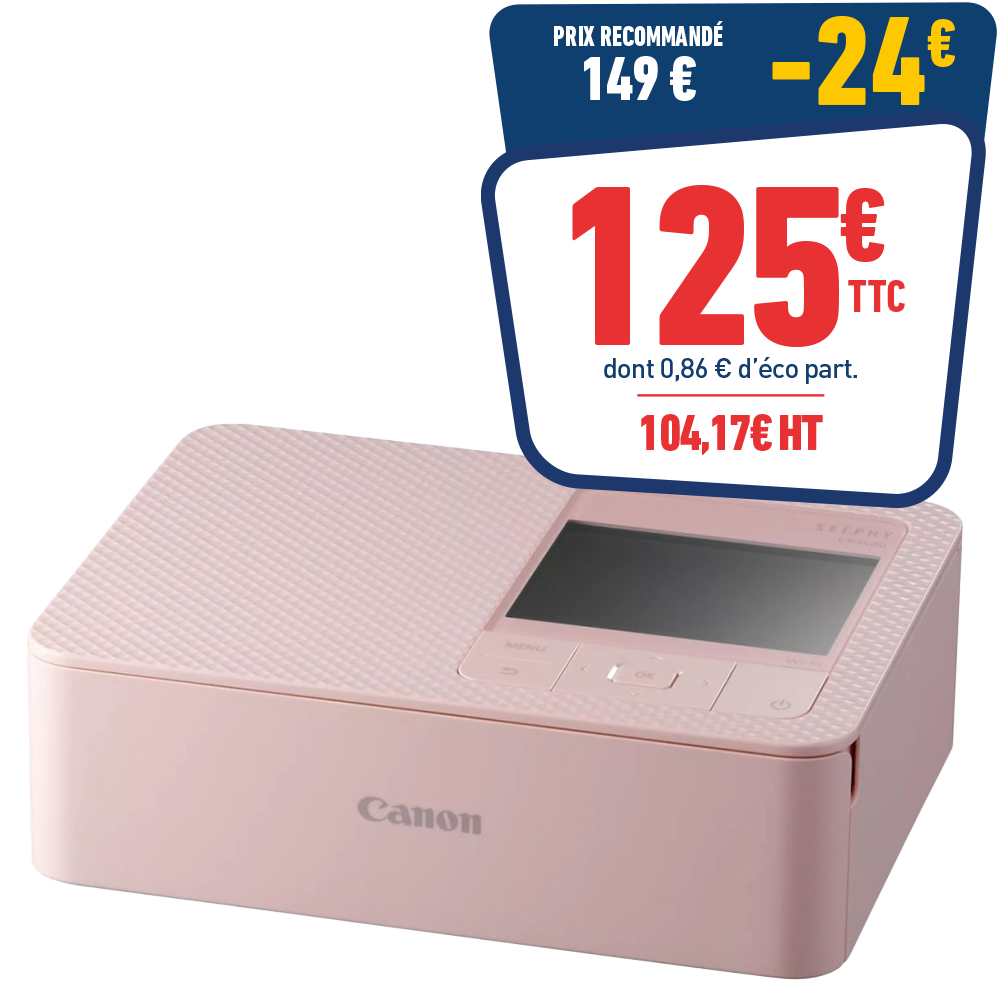 IMPRIMANTE PHOTO CANON SELPHY CP1500 ROSE