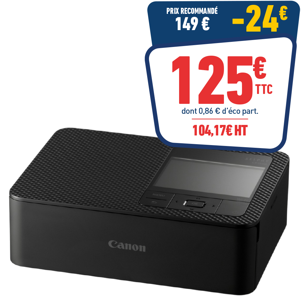 IMPRIMANTE PHOTO CANON SELPHY CP1500 NOIRE