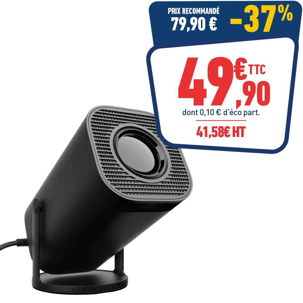 VIDEOPROJECTEUR MOBILITY LAB INCLINABLE NOIR