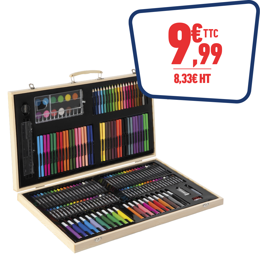 MALETTE ARTISTE 180 PIECES