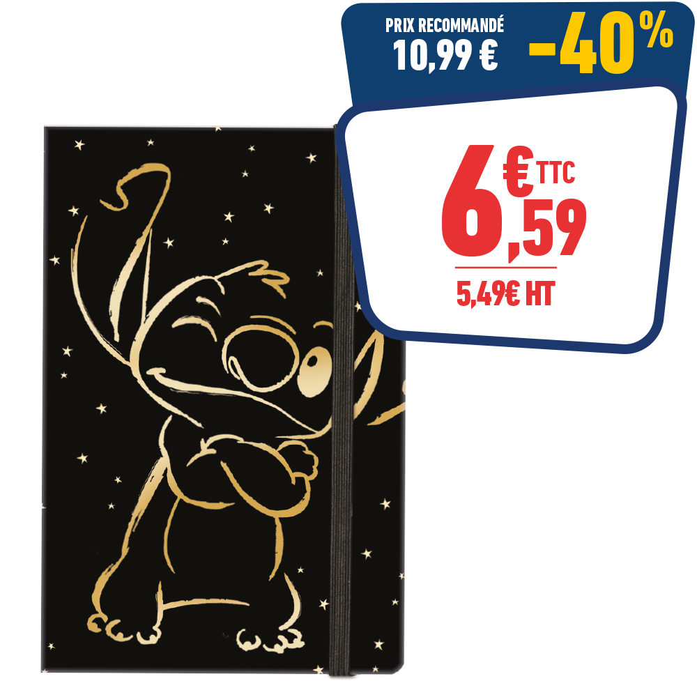 Carnet A5 Stitch Avec élastique