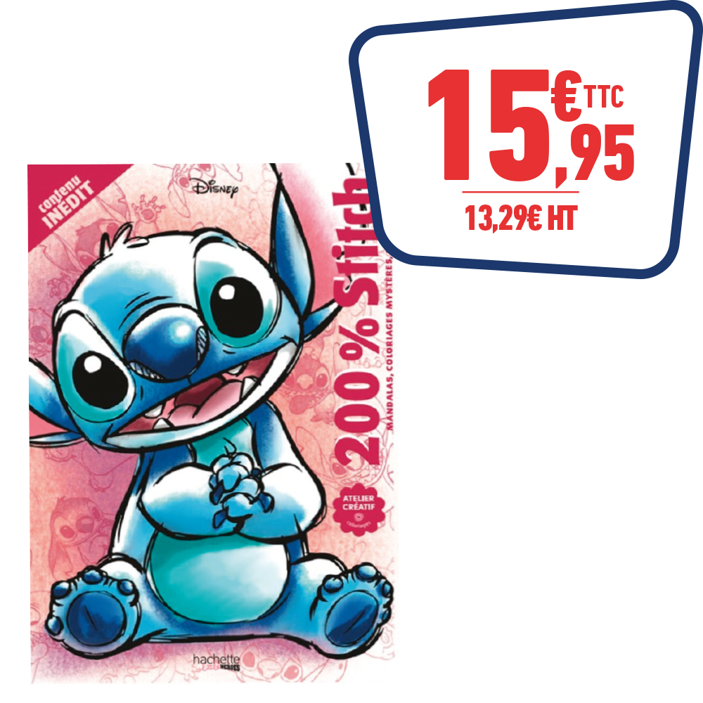 Cahier de coloriage 200% Stitch