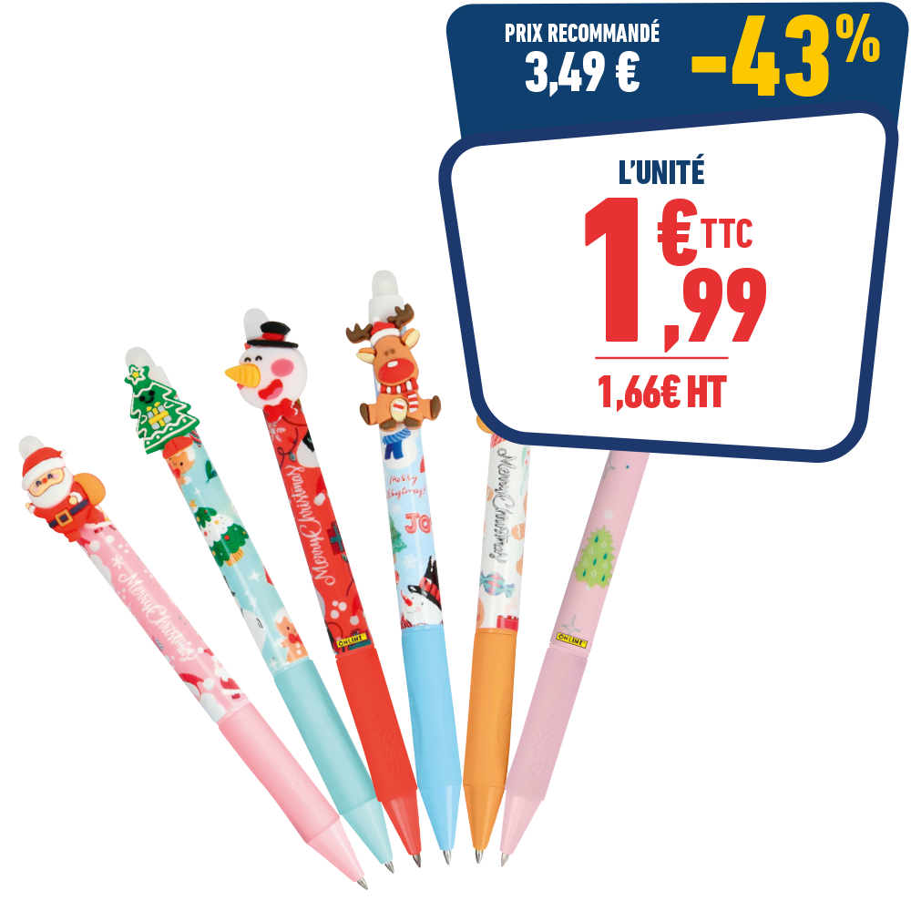 STYLO GEL ENCRE EFFAÇABLE