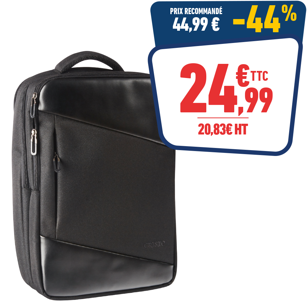 SAC A DOS 15,6 24L - NOIR