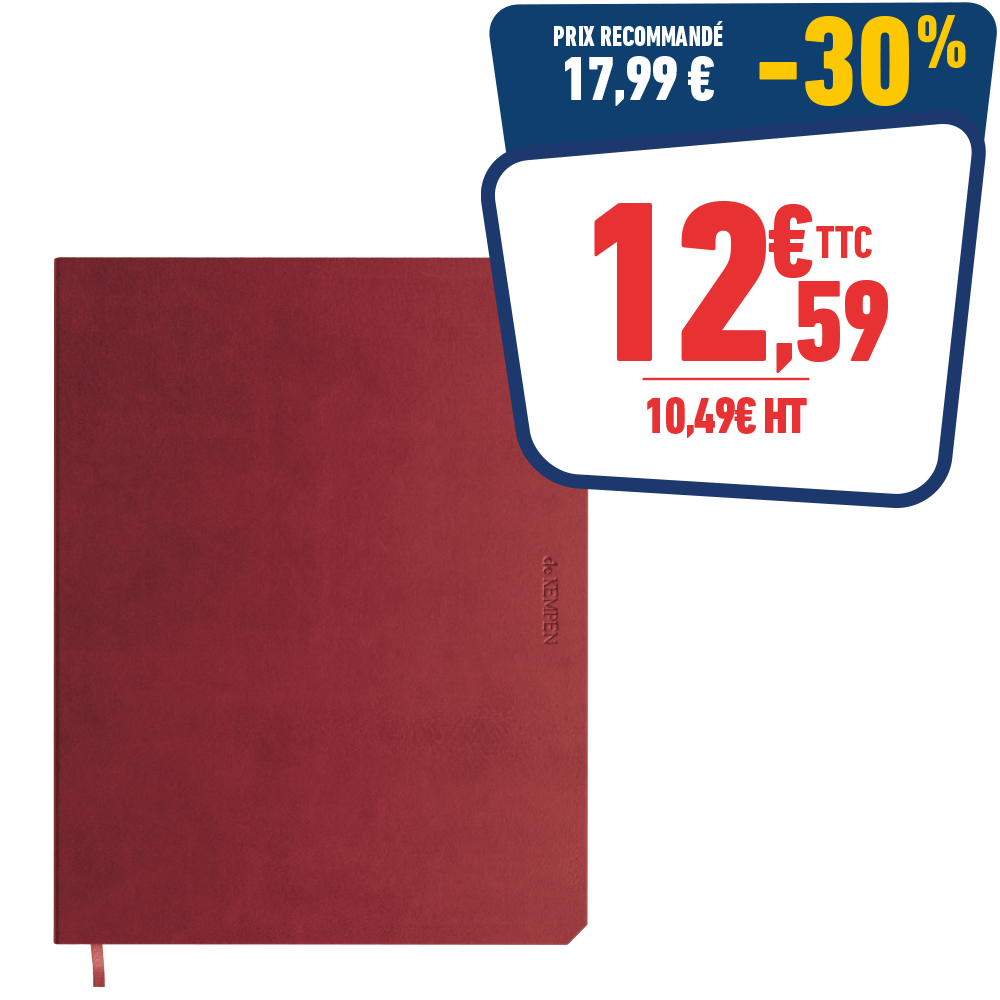Carnet KEMPEN A5 17 x 22 cm - 192 pages - 90 gr