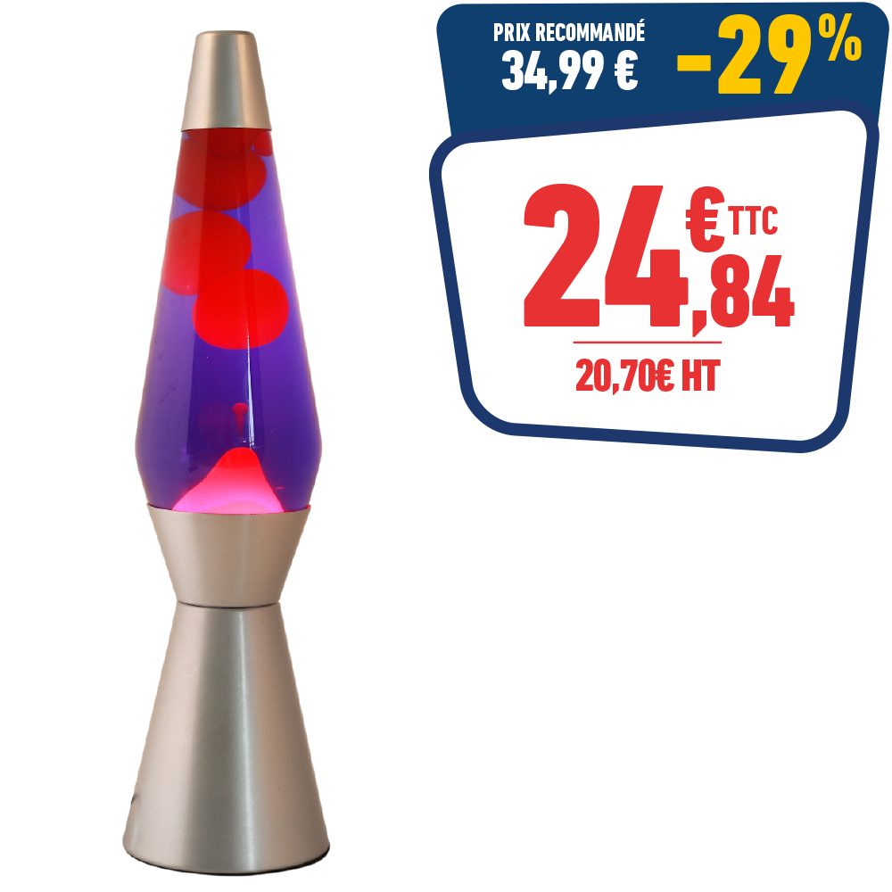 LAMPE LAVE 10,2 x 40 cm