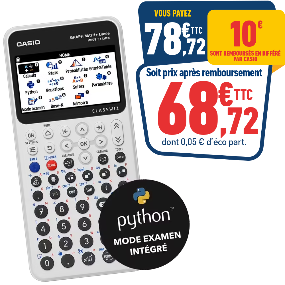 CALCULATRICE GRAPH MATH +