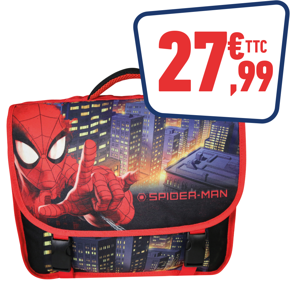 Cartable Spider-man 38 x 13 x 34 cm