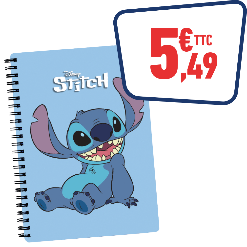 Cahier de texte Stitch