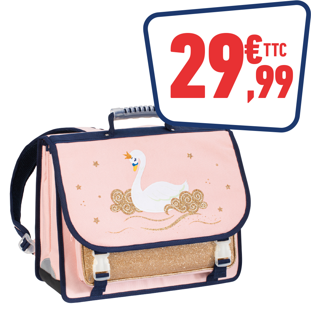 Cartable Cygne Swan 38 x 32 x 15 cm