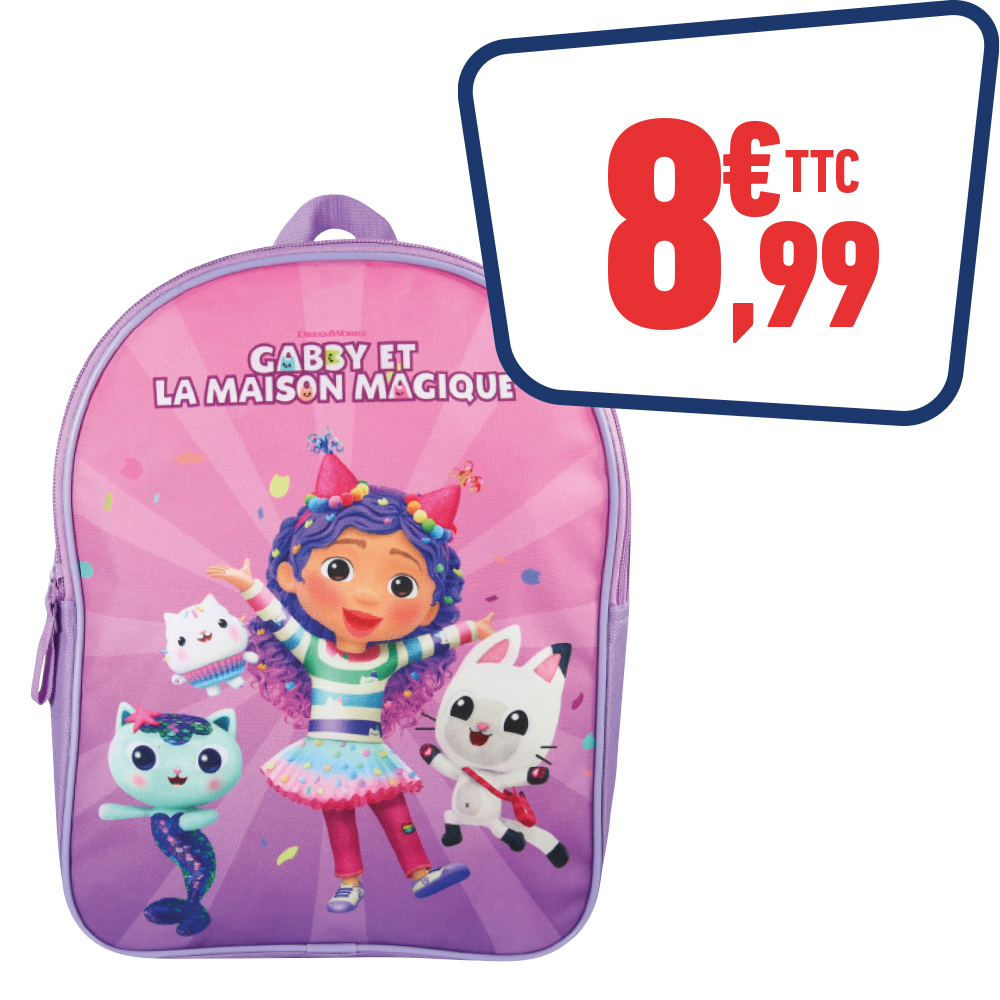 Sac a dos Gabby et la maison magique 8,8 L