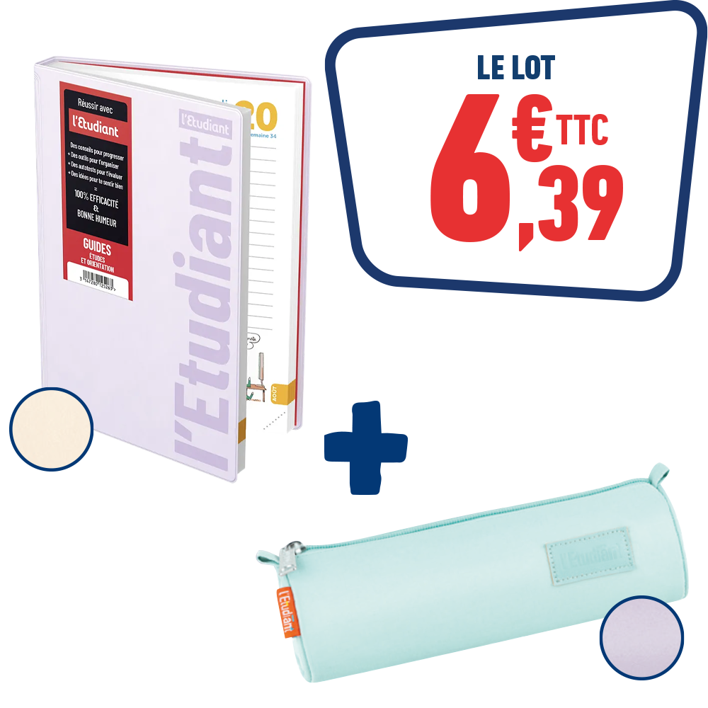 Lot trousse et agenda