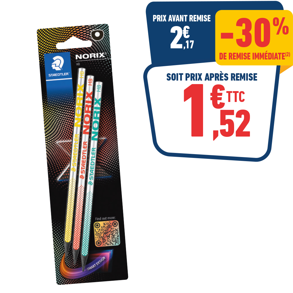 3 CRAYONS GRAPHITES HB