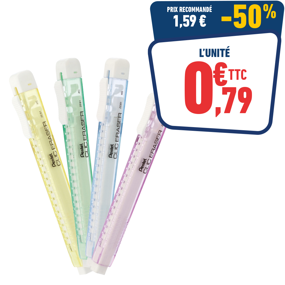 GOMME AVEC SON PORTE GOMME